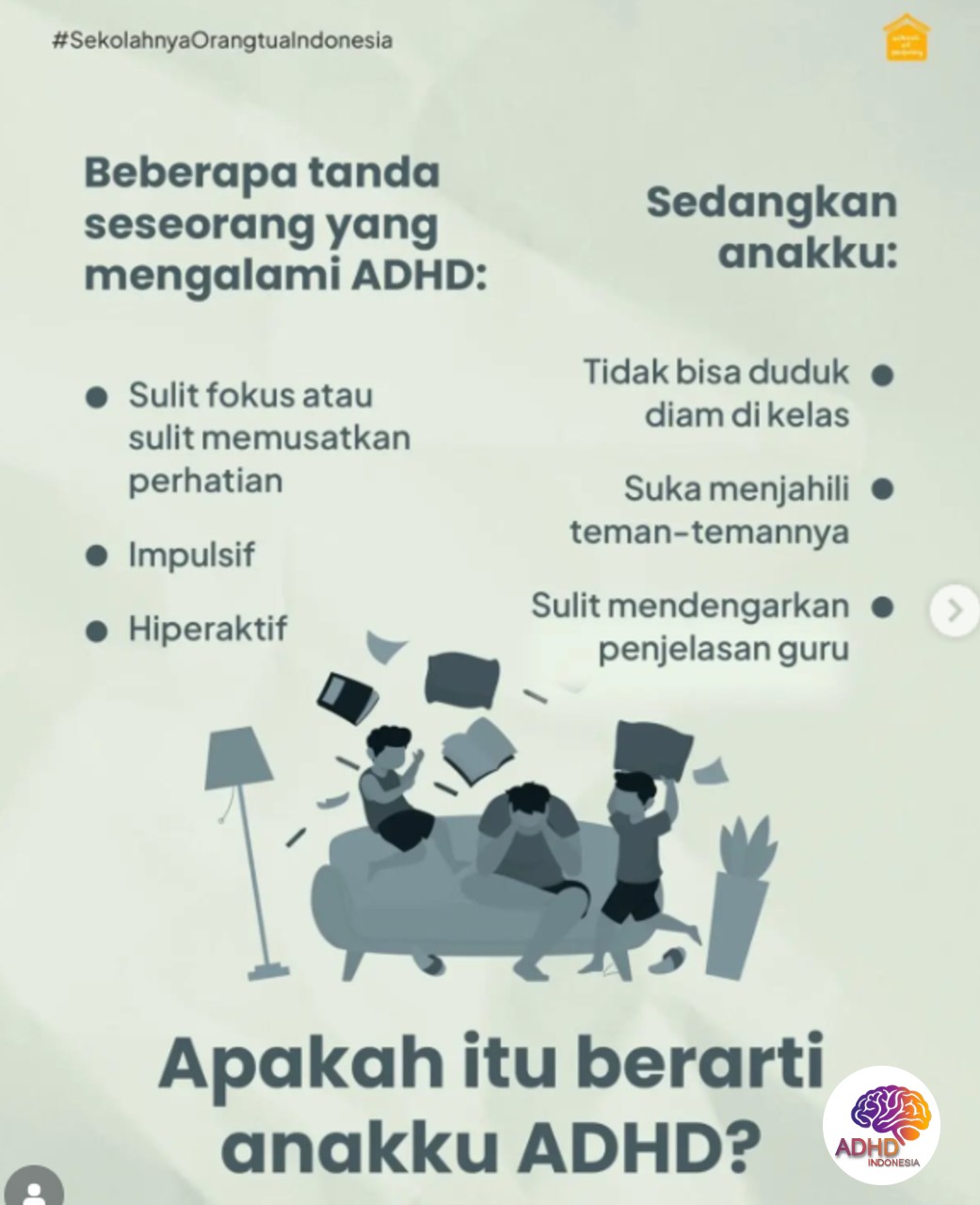 Ciri dan Gejala ADHD pada Anak Usia Dini di Kabupaten Tulang Bawang