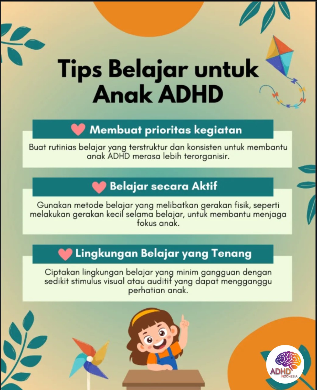 Strategi Belajar yang Cocok untuk Anak ADHD di Kabupaten Tulang Bawang